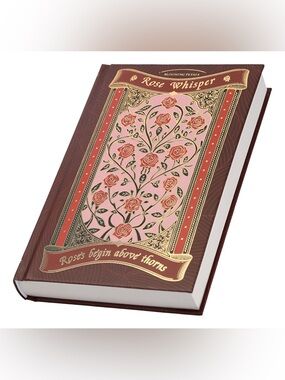 🆕 ‘Rose Whisper’ Whimsical Floral Decorative Hardcover Journal